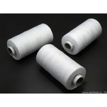 Nit Nitě polyester česká výroba - 1000m bílé