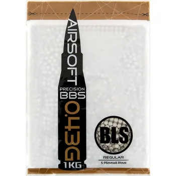 Airsoftová kulička BLS BLS airsoftové kuličky PRECISION UH 0,43g, 2300 BBs (sáček) - Bílá