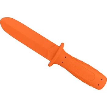 Airsoft ESP ESP plastový tréninkový nůž, kulatý hrot (soft) - Oranžová