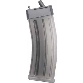 Airsoft ASG ASG transportní box na kuličky ve tvaru zásobníku, 1200 BBs - Průhledná