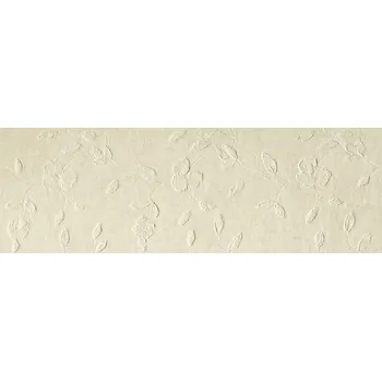 Dlažba Lumina Beige Flower - obkládačka rektifikovaná 30,5x91,5 béžová matná fOIR