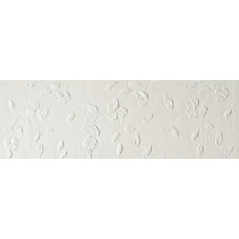 Obklad Lumina White Flower - obkládačka rektifikovaná 30,5x91,5 bílá matná fOL0