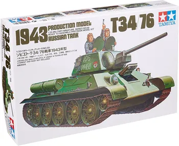 Plastikový model Tamiya Tank T 34/76 1943 1:35