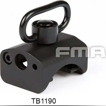 Airsoft FMA FMA QD montážní báze popruhu pro P90 / SSR90, nízká - Černá