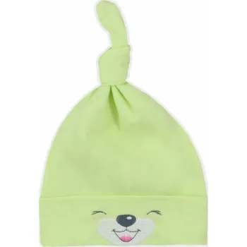 Kojenecká čepice Bobas Bavlněná kojenecká čepička Fashion Lucky zelená Vel. 62