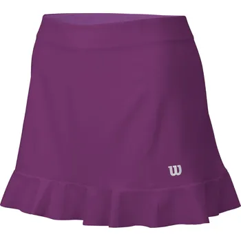Dámská sukně Tenisová sukně WILSON W Ruffle Strtch Berry 12.5" SKIRT vel.: M