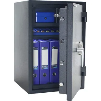 Trezor Rottner Trezor ATLAS 65 EL PS650, nouzový klíč, grafitově šedý + Dřevěná designová ozdoba střední velikost