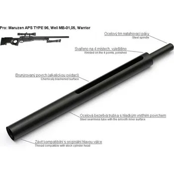 AIRSOFTPRO Ocelový válec pro pušky Well MB01,05,08..