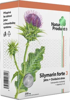 Naturprodukt Silymarin Forte 4 játra + imunitní systém