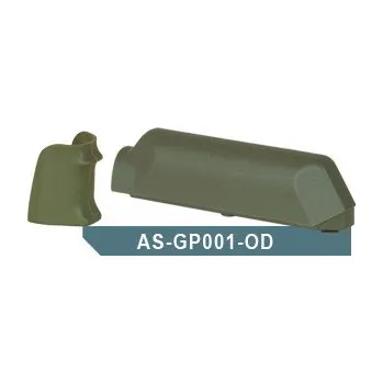 ARES Pistolová rukojeť a lícnice pro Amoeba Striker AS01/02 - olivová