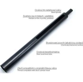 Sportovní střelba AIRSOFTPRO Ocelový válec pro pušky SW M24