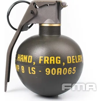 Airsoftová zbraň FMA FMA imitace granátu M67 EG Frag - Zelená