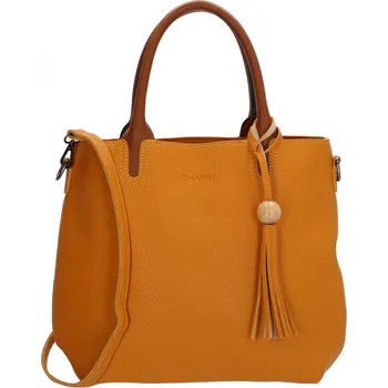 Kabelka Recenze Charm kabelka s třásní okrová