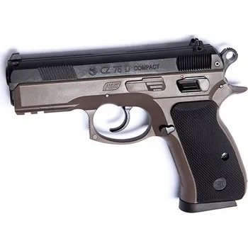 Airsoftová zbraň ASG CZ 75D Compact Písková / černá