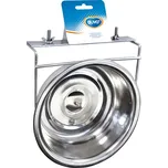 Duvo+ miska nerez závěsná s 2 šrouby