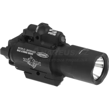 Night Evolution LED svítilna X400U s laserem - černá