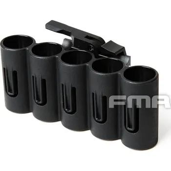 Sportovní střelba FMA FMA QD RIS držák na 5 patron do brokovnice - Černá