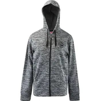 Dámská mikina dámská mikina LEE COOPER - BLACK MARL - M (Lee Cooper Marl FZHoodie)