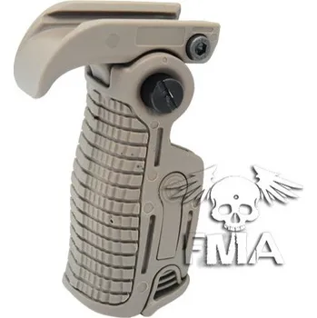 Airsoft FMA FMA nastavitelný sklopný grip FGGK-S na RIS lištu - Písková