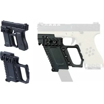 Wosport WST ergonomický kit GB-37 RIS pro G-series pistole - Černá