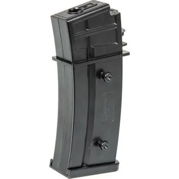 Specna Arms SA zásobník na 140 BBs pro G36, tlačný - Černá