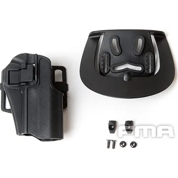 FMA FMA opaskové pouzdro CQC Serpa Holster (TM Hi-Capa / Warrior), pravé - Černá