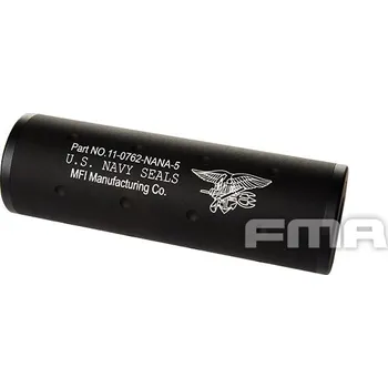 FMA FMA tlumič U.S. Navy Seals Type 35x107 mm - Černá
