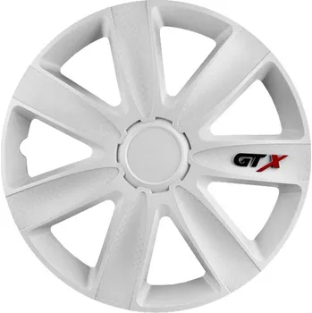 Poklice na kolo Kryty kol GTX CARBON bílé(po 1 ks) velikost: 15"
