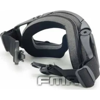 Airsoft FMA FMA taktické ochranné brýle SI (2 zorníky), montáž na helmu - Černá