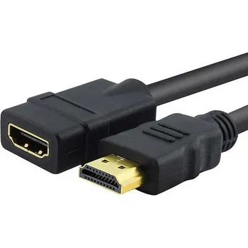 kabelová chránička YANL prodlužovací HDMI - HDMI - 0,3 m, černý 9068642