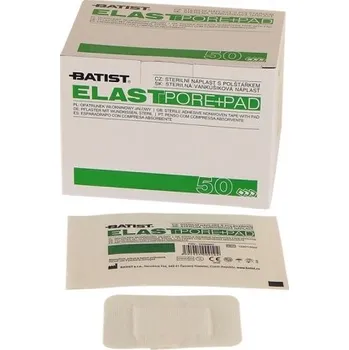 Náplast ELASTPORE+PAD netkaná náplast s absorpční vrstvou 10 x 15 cm, sterilní - 50 ks