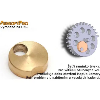 AIRSOFTPRO Kovová zpožďovací vačka pístového kola
