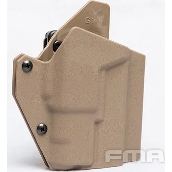 FMA FMA nízké kydexové pouzdro / holster (G-series se svítilnou typu ALPC), pravé - Písková