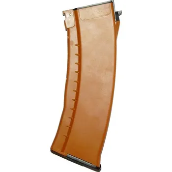 Airsoft E&L E&L tlačný zásobník AK-74 Bakelit, 120 BBs - Oranžová