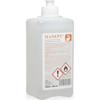 Dezinfekce Manept Dezinfekce na ruce a pokožku 500 ml