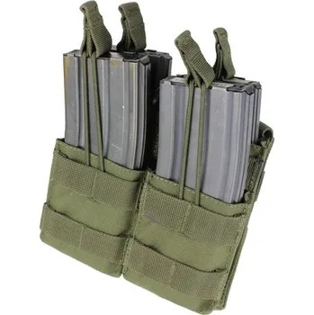 Condor Sumka MOLLE dvojitá na zásobníky 4xM4 otevř. zelená