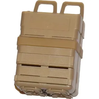 FMA FMA plastová MOLLE sumka FastMag pro zásobník AK / 7.62, 2 ks - Písková