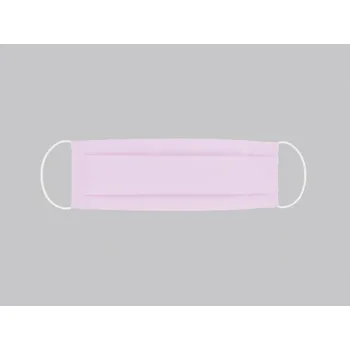 Bavlněná rouška s pruženkou 15x24 cm fialová