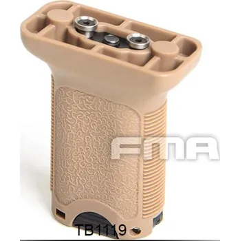 Airsoft FMA FMA krátká taktická rukojeť TD Keymod s víkem - Písková