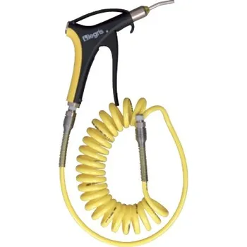 Ofukovací pistole Sada ofukovací pistole a spirálové hadice, žlutá, 4m, 1/4" Legris 0631 00 01