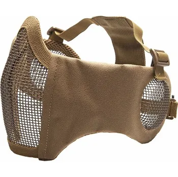 Airsoft STRIKE SYSTEMS® STRIKE ochranná maska MESH V2+ s chrániči uší - Coyote