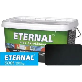univerzální barva AUSTIS ETERNAL mat akrylátový 5 kg černá COOL