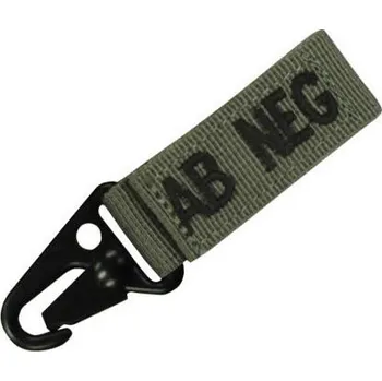 Condor Klíčenka s krevní skupinou ZELENÁ - 0 NEG