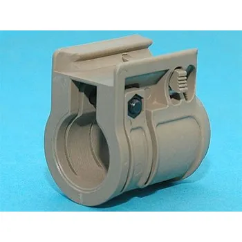 Airsoft G&P RIS montáž svítilny - průměr 25mm - písková