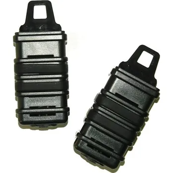 Sportovní střelba FMA FMA plastová MOLLE sumka FastMag pro zásobník MP7, 2 ks - Černá