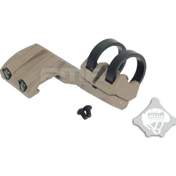 Airsoft FMA FMA pravá boční RIS montáž pro svítilny o průměru 20-25 mm - Písková