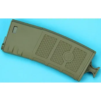 G&P Zásobník M4/M16 na 340 ran FROG s rychlovytahováním, pískový
