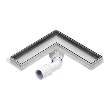 Odtokový žlab rohový pro obklad, KFLp, 400x400mm