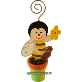 Stojan na vizitku 1 ks stojánek na vzkazy, fotografie nebo vizitky Čmelák