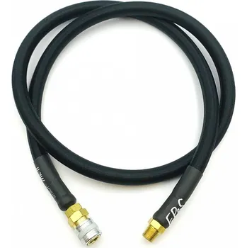 EPES EPeS HPA hadice S&F s opletem, 100 cm, QD Foster + 1/8 NPT - Černá